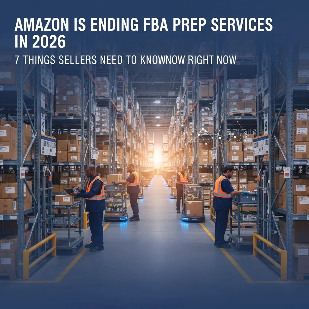 Amazon Ending FBA Prep Services 2026: 7 Critical Steps (+ 3PL Guide) - Westfield Prep Center blog cover image