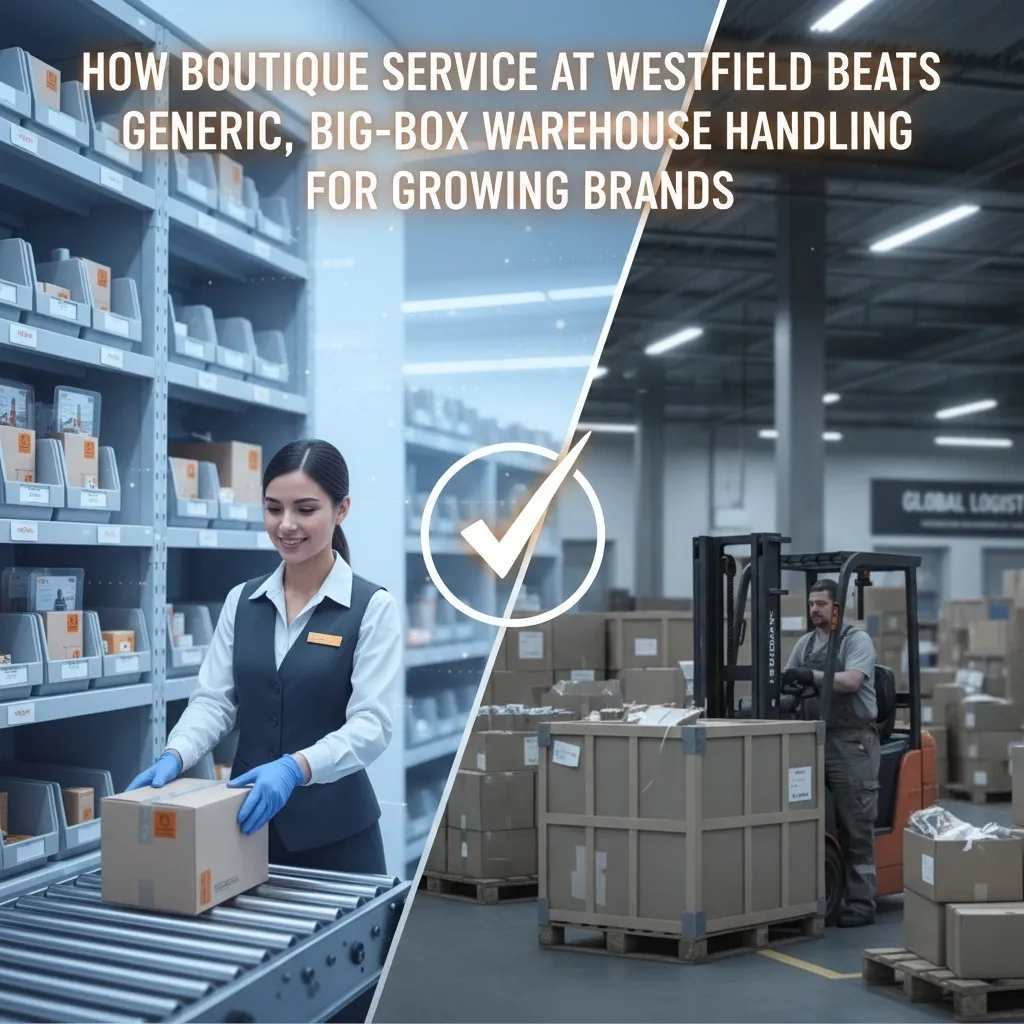 Boutique 3PL vs Big-Box Warehouses: 2026 Guide - Westfield Prep Center blog cover image